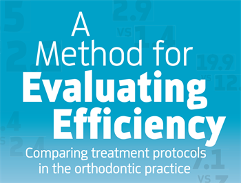 A Method for Evaluating Efficiency Drs. David Paquette, Scott Frey and James “Jep” Paschal tallied and compared patient treatments using self-ligating brackets—duration of treatments, number of broken brackets, detailing appointments and more. The authors share their results and discuss how any orthodontist could use similar metrics to make their own decisions about product or procedure changes.