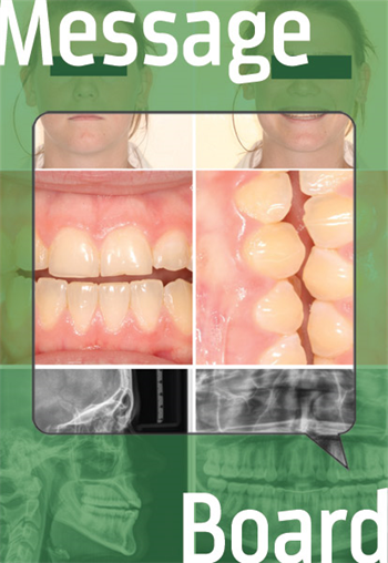 Adult Female A 22-year-old female who finished treatment six years ago is having trouble biting into food. What would you do?