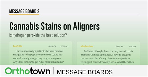 Cannabis Stains on Aligners Is hydrogen peroxide the best solution?