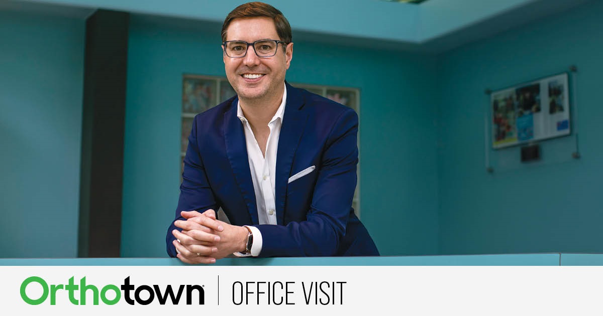 Office Visit: Dr. Christopher Cetta Energized by the extra time and freedom generated by working as an associate, Dr. Christopher Cetta turned his efforts toward product invention, content creation
and putting extra emphasis on patient satisfaction. In our exclusive Q&A, the Florida Townie discusses bringing the idea of an orthodontic appliance to life, the “broad smile”
design trend and more.