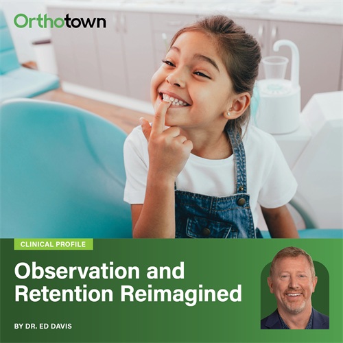 Clinical Profile: Observation and Retention Reimagined Dr. Ed Davis shows how integrating DentalMonitoring into observation and retention
transforms these phases into structured, revenue-generating programs.