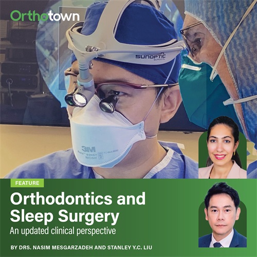 Orthodontics and Sleep Surgery Drs. Nasim Mesgarzadeh and Stanley Y. C. Liu explore how orthodontists influence sleepsurgical
outcomes and the importance of early interdisciplinary collaboration.