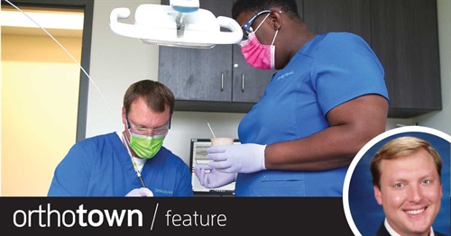 Coupling Up Some orthodontists like Dr. Brion Long have added a pediatric dentist to their practice
as a way to offer more to patients under one roof, as well as to increase the number of internal referrals. When the partnership is approached smartly, it can be a winwin situation—but it’s not a decision that should be rushed, because there are some possible downsides as well.