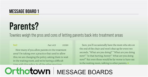 Parents? Townies weigh the pros and cons of letting parents back into treatment areas
