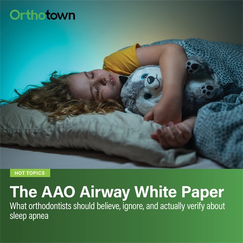 The AAO Airway White Paper The AAO's latest white paper urges a more evidence-based approach to airway orthodontics, challenging common claims about extractions, expansion, CBCT imaging, and sleep-disordered breathing.