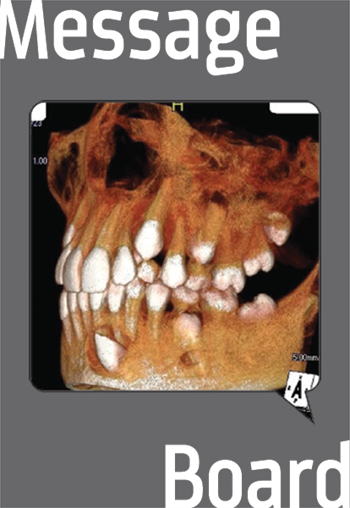 Impacted LL3 (Extract?) A Townie asks for advice about how to treat a lower canine.