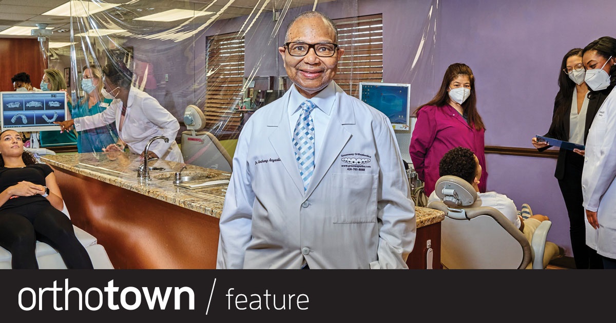 Office Visit: Dr. Anthony Anyadike With more than three decades of practice under his belt, this Townie is one of the longest-tenured orthodontists in the metro D.C. area. We visit his Glen Burnie, Maryland,
practice to talk about the evolution of the profession, growing up in West Africa and the bittersweetness of being a Baltimore Orioles fan.