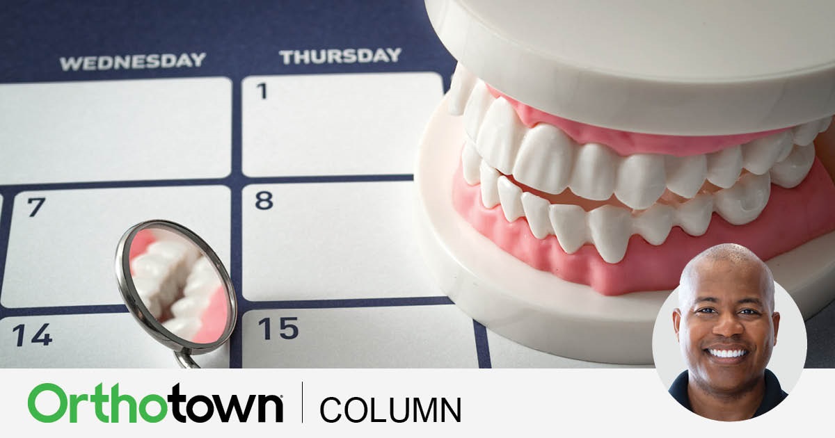 Behind the Curtain: Treatment-Plan Your Happiness As Dr. Jason Battle explains: “Orthodontists are always looking for what’s wrong in every situation so we can fix it. … It’s a terrible way to live outside the practice, though,
because when you look for the negative, you’ll find the negative.” 