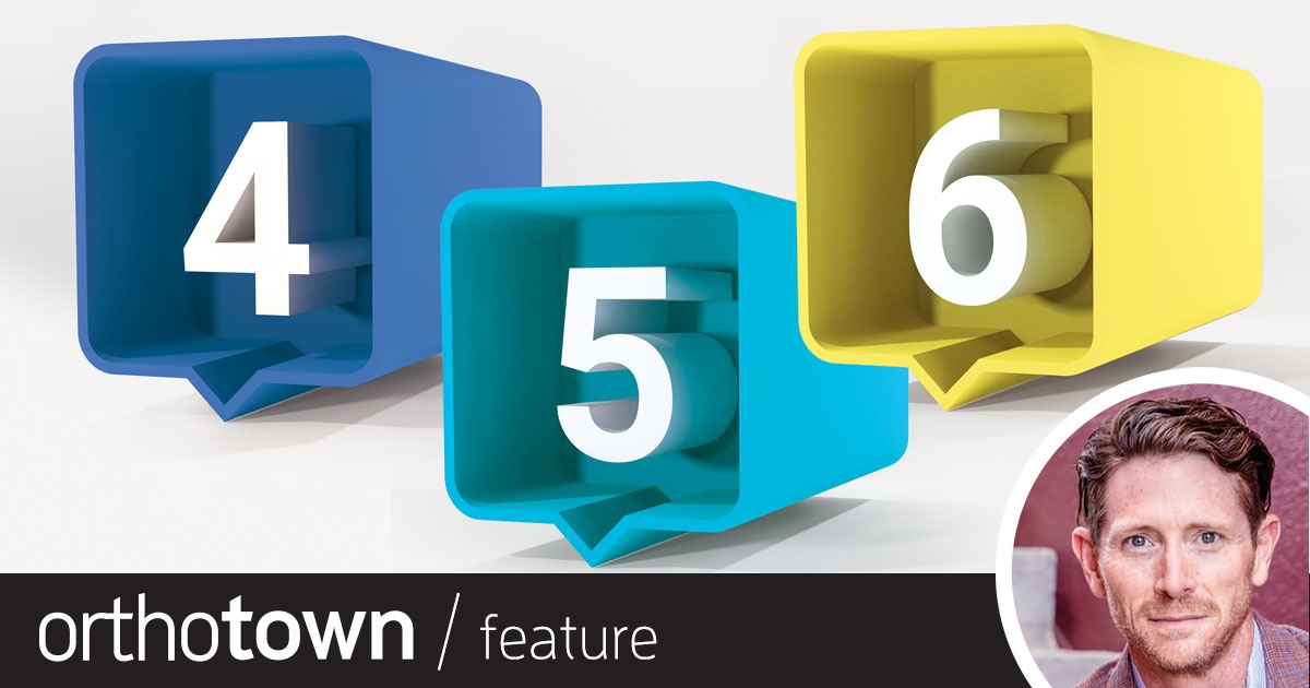 As Easy As 4, 5, 6 Dr. Robert (“Tito”) Norris discusses the 4–5–6 technique for diagnosing and treating
interdisciplinary patients, and shares a case study that illustrates its steps.