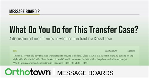 What Do You Do for This Transfer Case? A discussion between Townies on whether to extract in a Class II case
