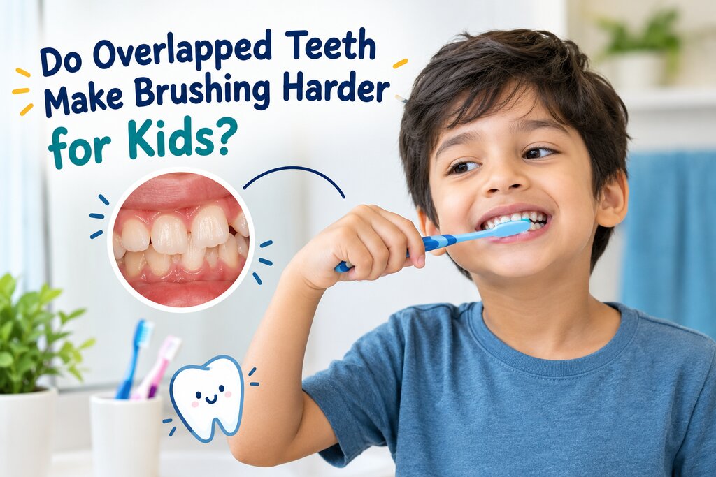 Do Overlapped Teeth Make Brushing Harder for Kids?
